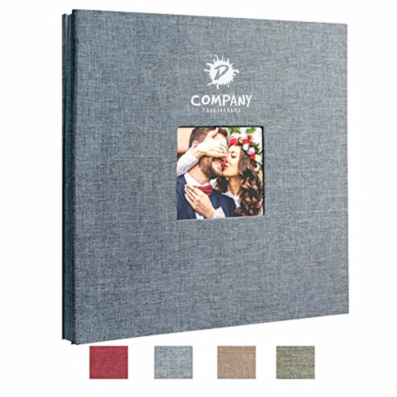 16 Inch Linen Scrapbook Photo Album DIY