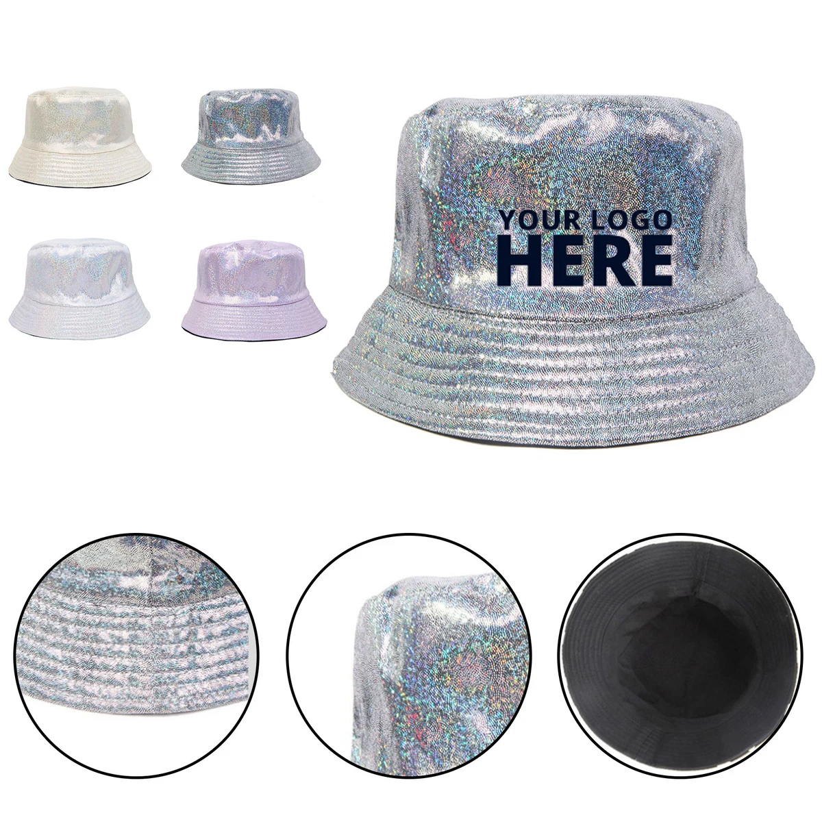 Unisex Metallic Fisherman Hat 1
