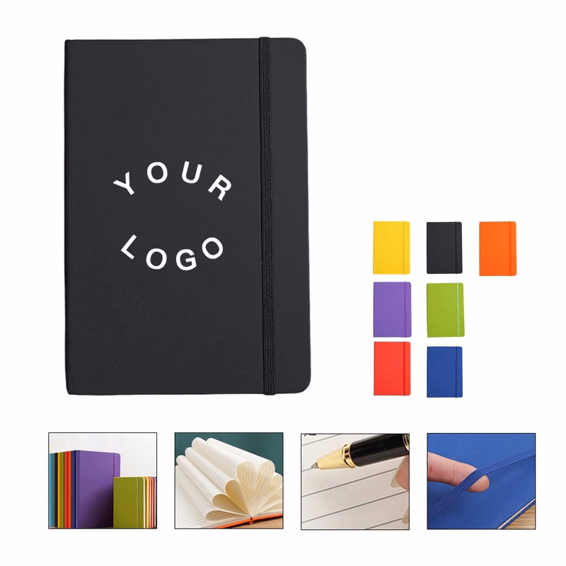 Portable A5 Journal Notebook with Bookmark Ribbon