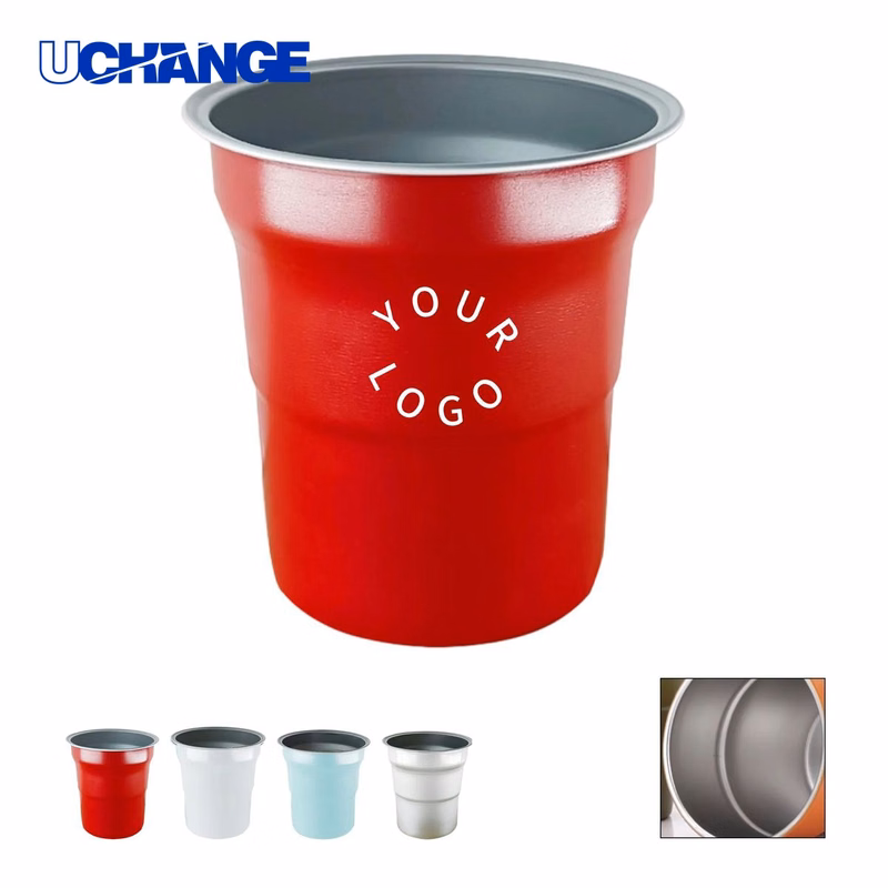Aluminum Cup Drinkware 16oz Reusable for Parties and Tailgates