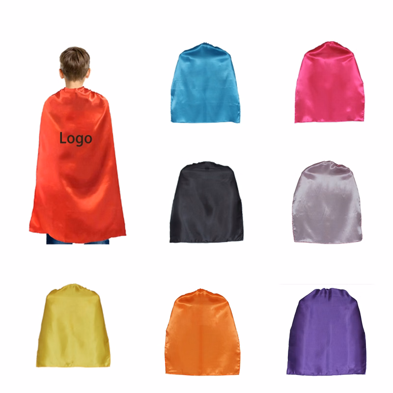 Colorful Child Satin Cape