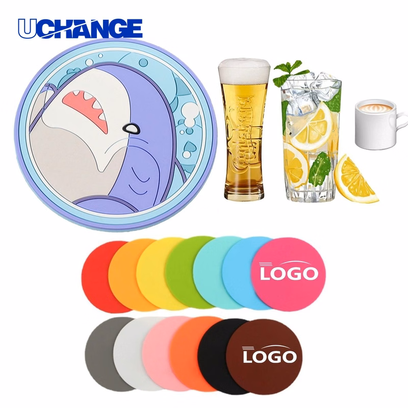Round Shaped PVC Coaster Mat