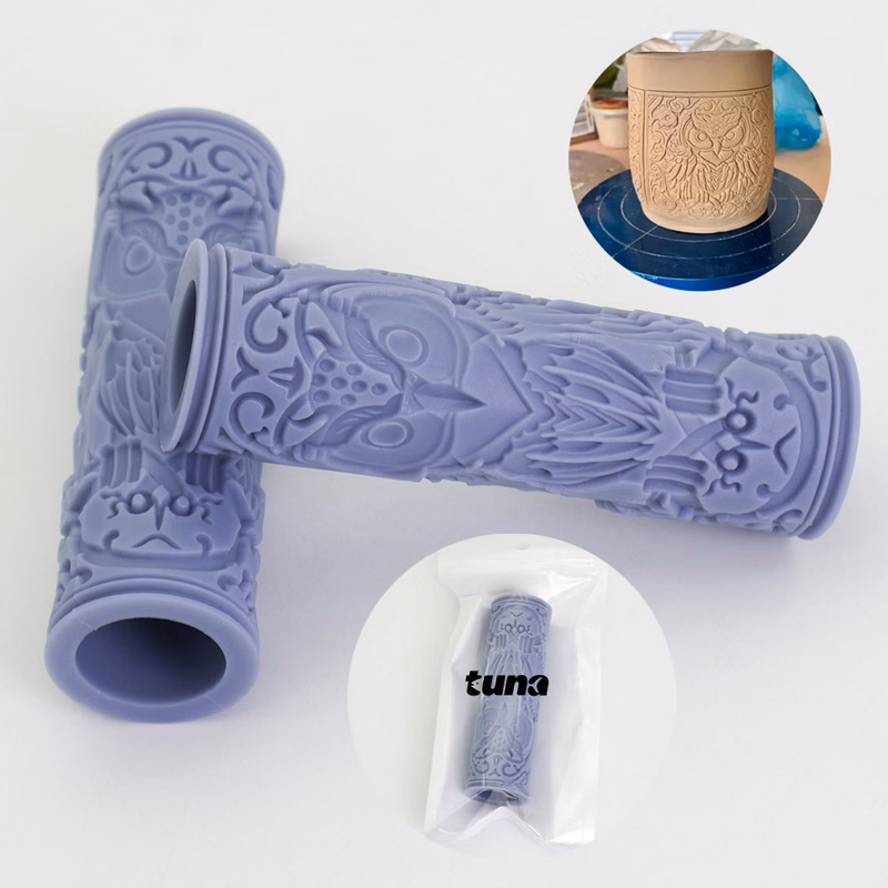 Patterned Rolling Pin for Clay