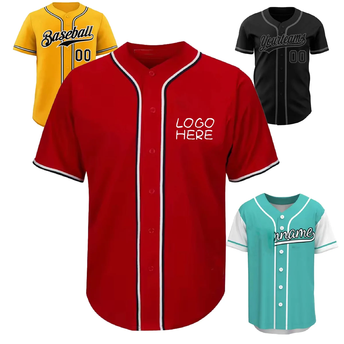 Sublimated Adult Baseball Jersey 1