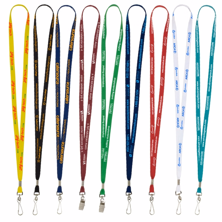 "LaSalle" 3/8" Import Air Ship Super Soft Polyester Silkscreen Lanyard