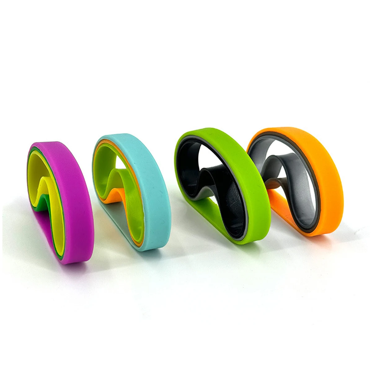 Glossy Solid Color Silicone Bracelet 1