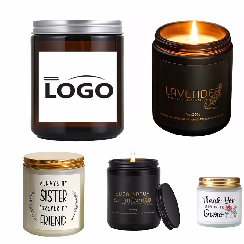 Sandalwood Aromatherapy Soybean Candle Cup