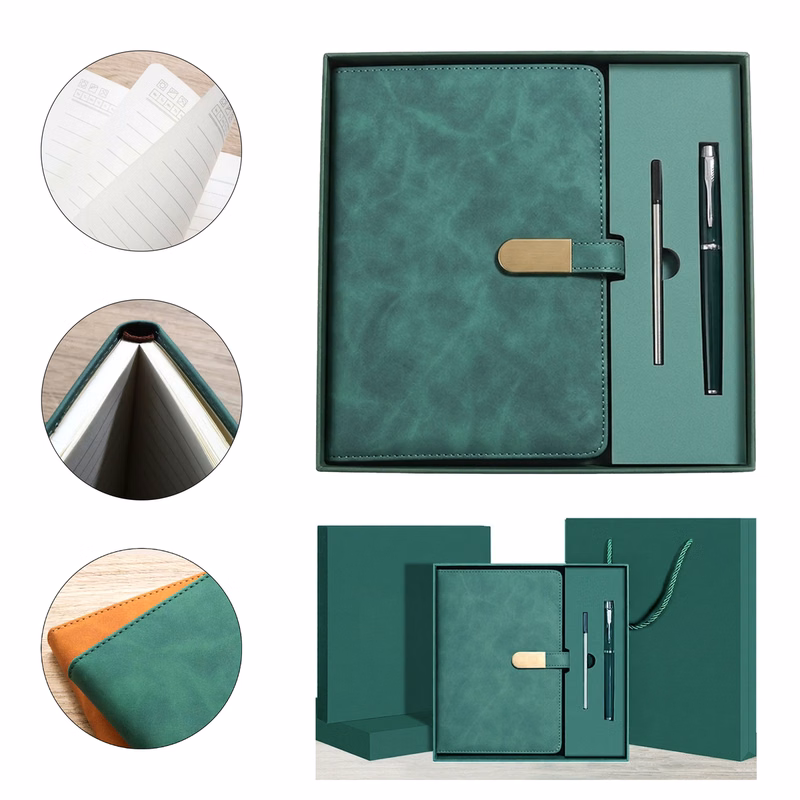 Foil Stamped Business Notebook in Gift Box