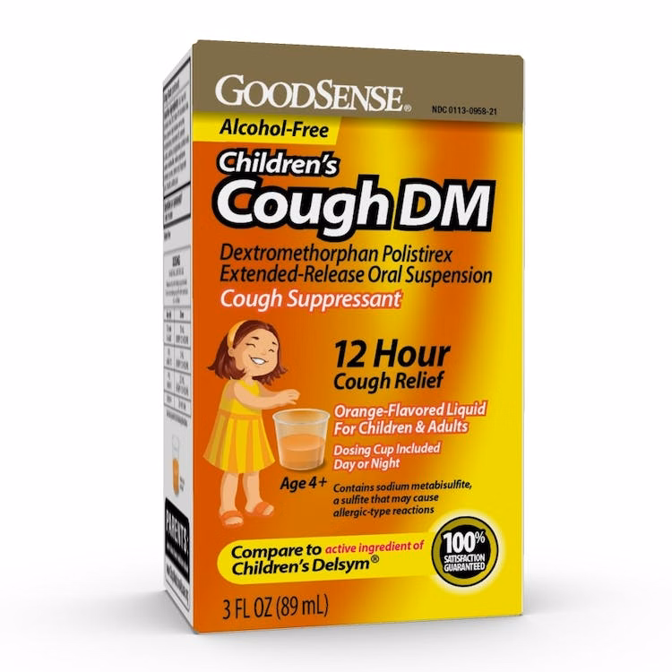 GoodSense® Child/Adult Cough Dm 12 Hr Est Release Suspension 3 Oz