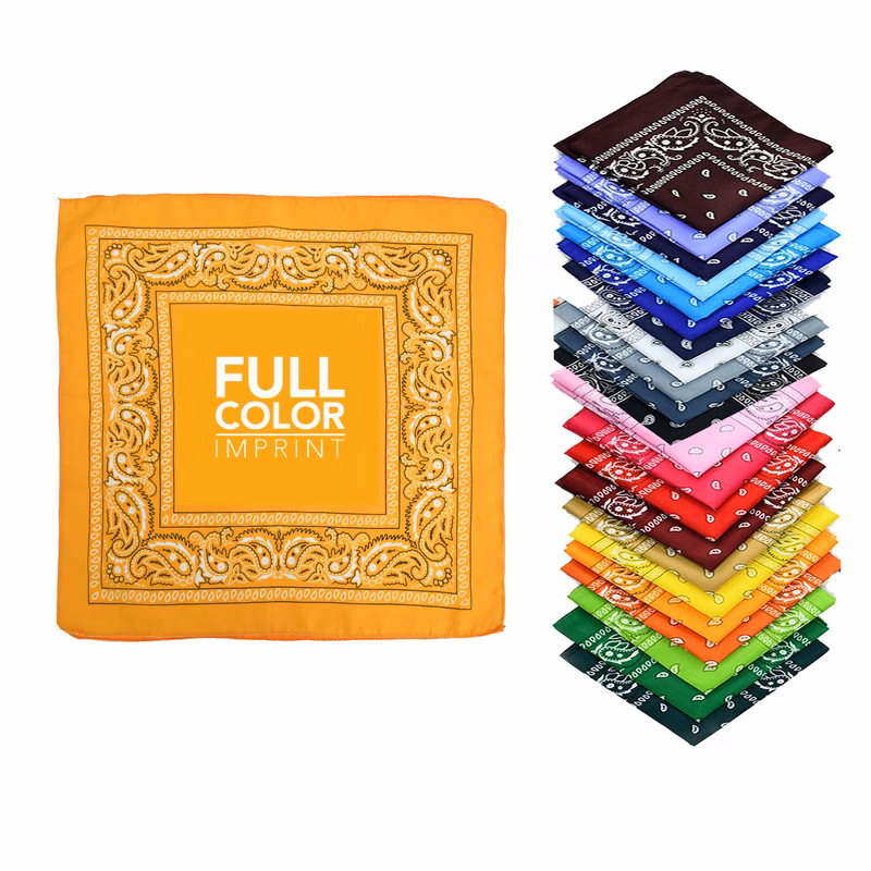 MOQ:50pcs Promotional Handkerchief