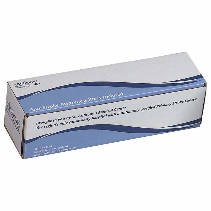 12 1/4" x 3 1/2" x 3 1/2" - B-Flute Inside Tuck Box
