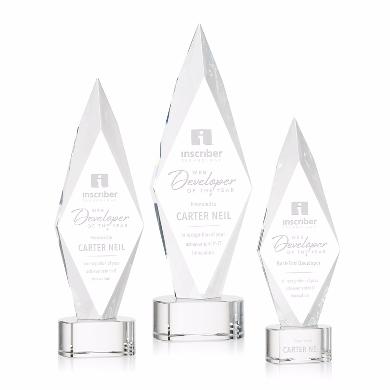Manilow Award on Paragon Base - Clear