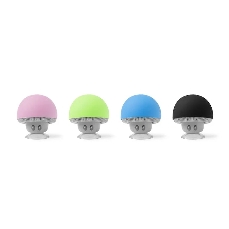 Mini Rechargeable Speakers - Mushroom Design 4 Colors 1