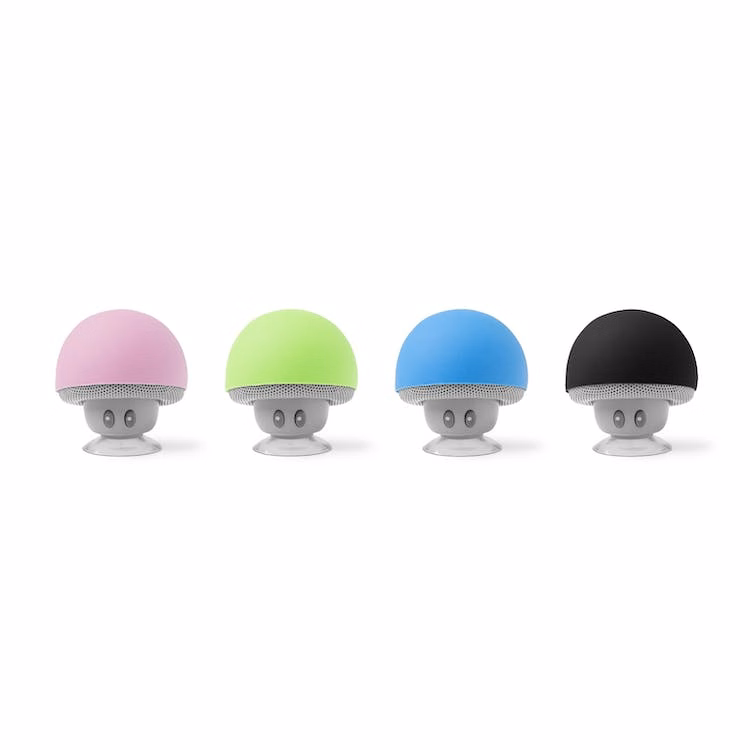 Mini Rechargeable Speakers - Mushroom Design 4 Colors