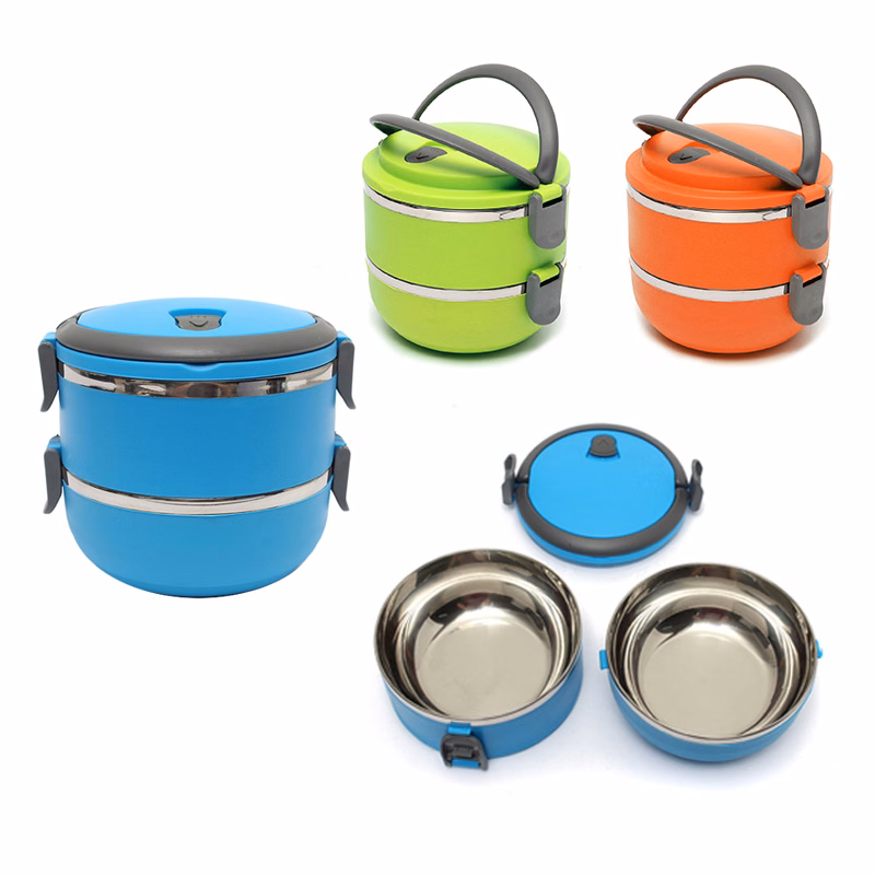 2 Layers Stainless Steel Lunch Box