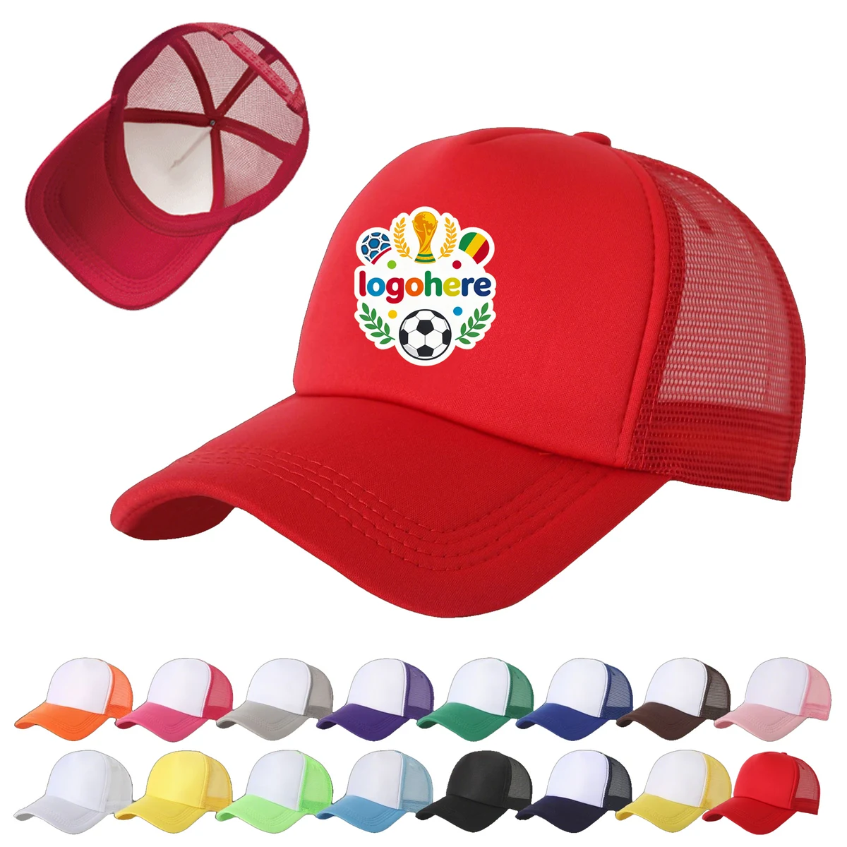 MOQ 10 Breathable Foam Front Snapback Cap 1