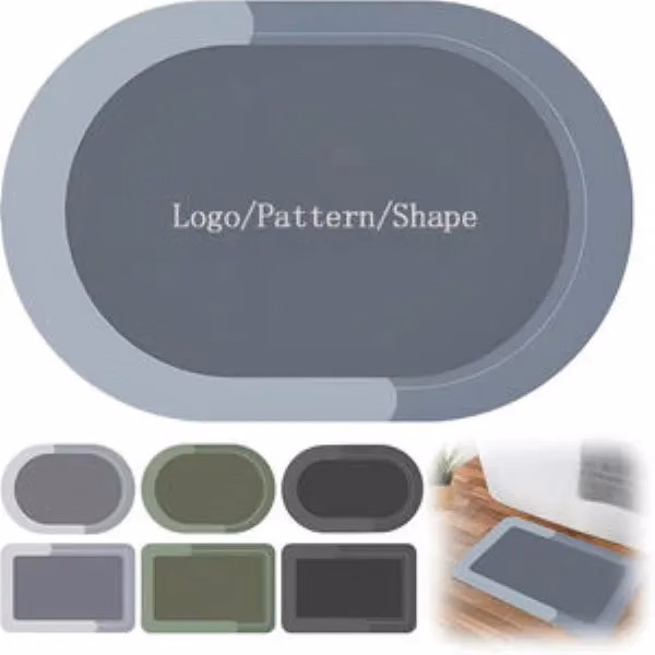 Water Absorbent Diatom Bathroom Mat