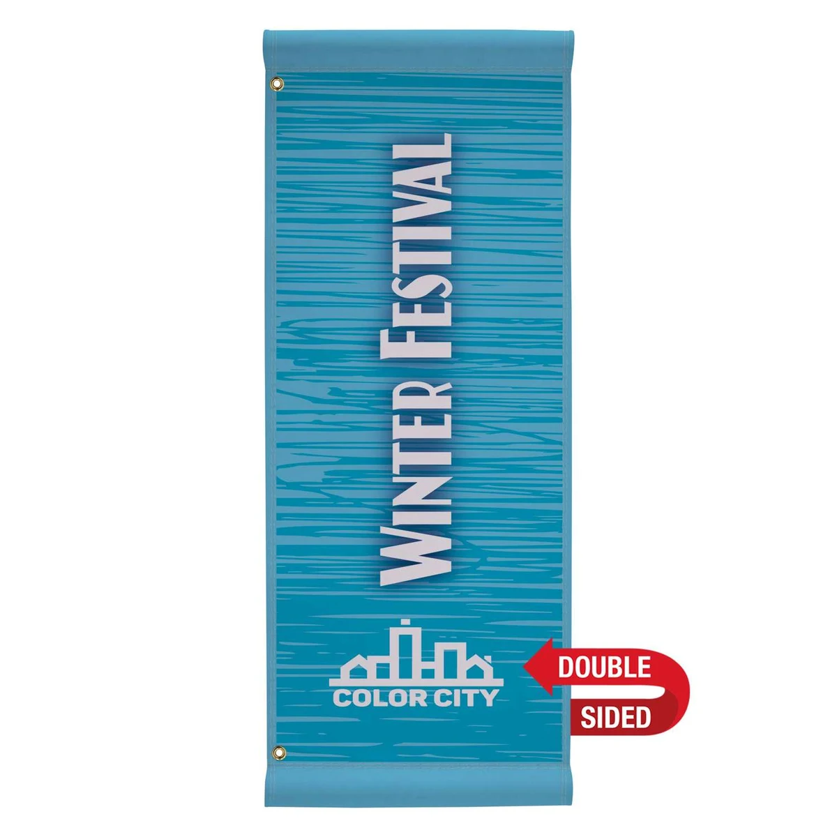 18" x 48" Fabric Boulevard Banner Double-Sided 1