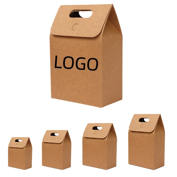 Kraft Paper Food Packaging Bags (3 15/16" W x 5 7/8" H x 2 3/8" G) 1