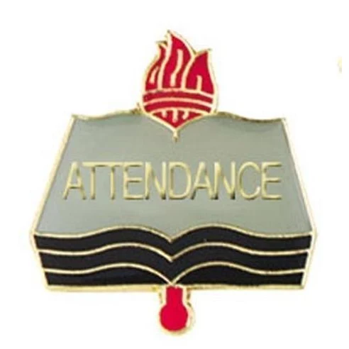Attendance Scholastic Pin 1