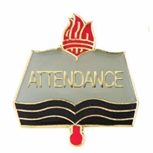 Attendance Scholastic Pin
