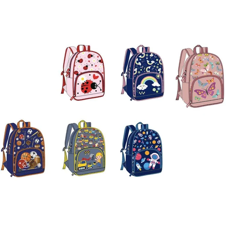 Kids Backpacks - Assorted Prints 14" 1