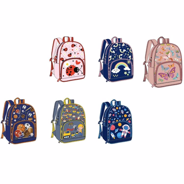 Kids Backpacks - Assorted Prints 14"