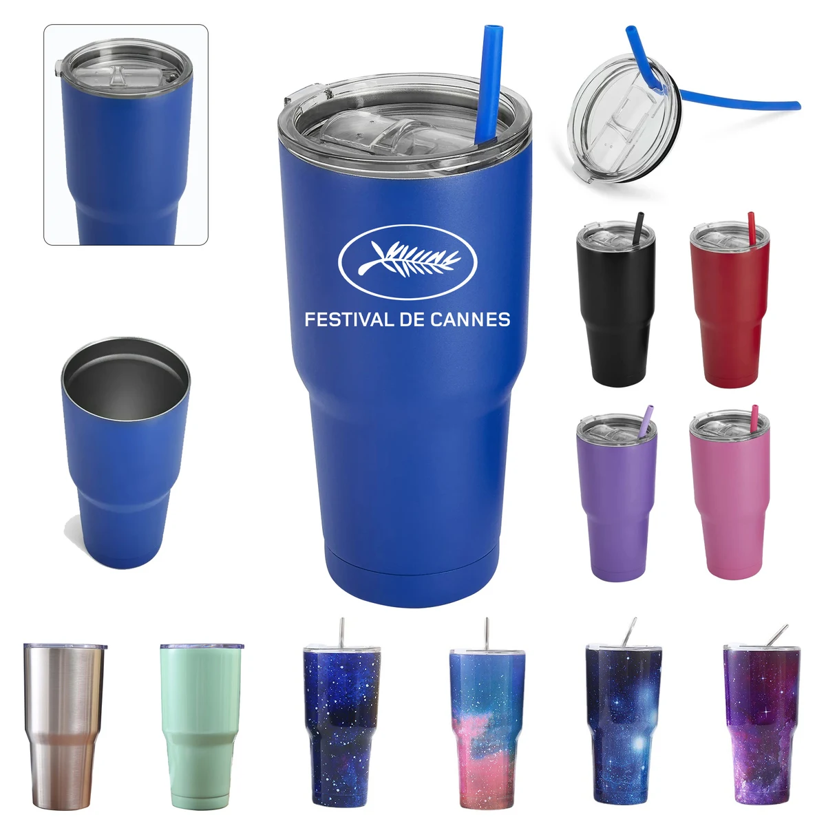 30 oz Powder Coated Tumbler 1