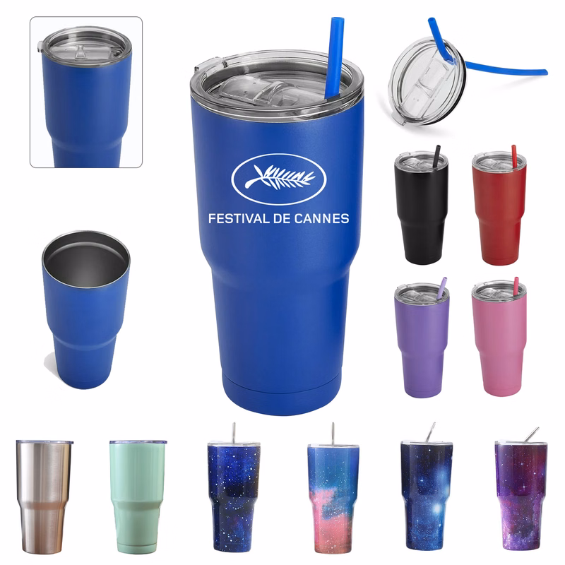 30 oz Powder Coated Tumbler