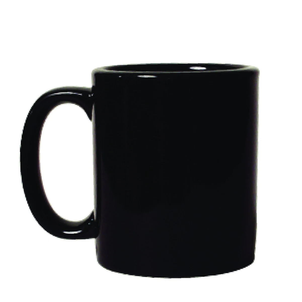 C-Handle Black Mug 11 oz 1
