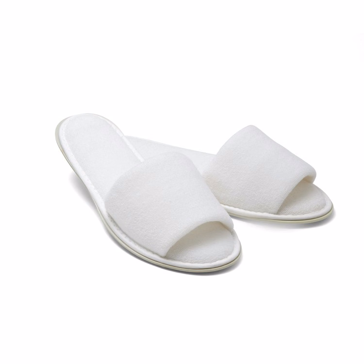 Women's Open Toe Terry Slippers