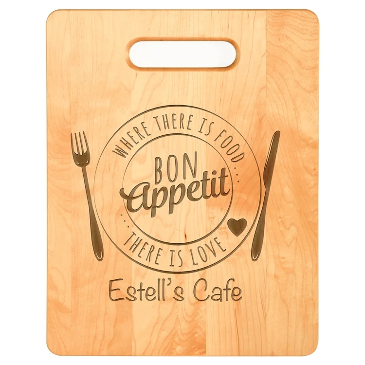 11 1/2" x 8 3/4" Maple Cutting Board 1