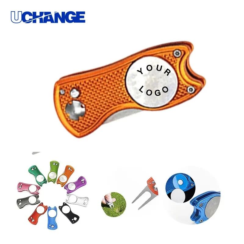 Compact Stainless Steel Divot Tool for Golf 1