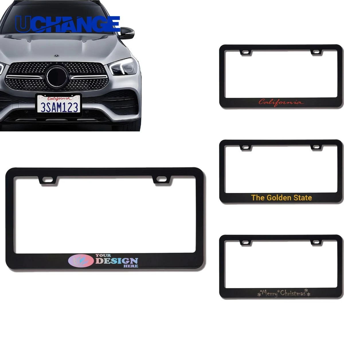 Full Color Printed License Plate Frame 1