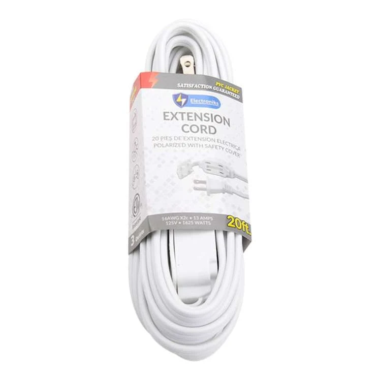 Indoor Extension Cord White - 20' 1