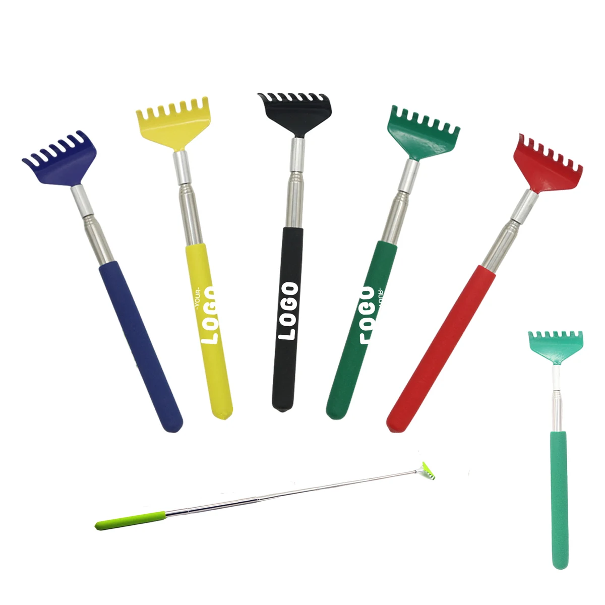 MOQ 50 Pcs Stainless Steel Telescoping Back Scratcher 1