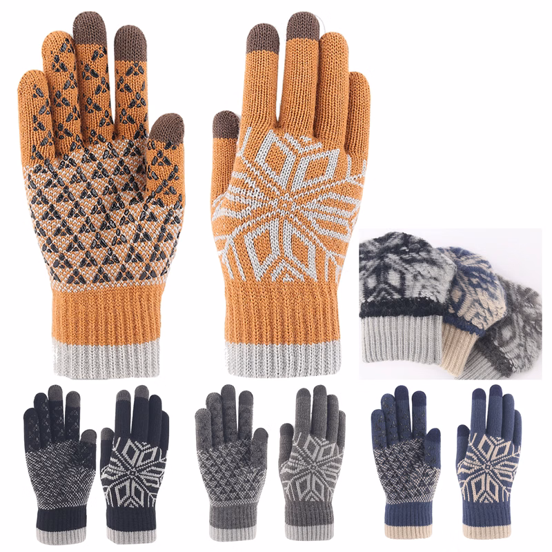 Thickened Non-Slip Warm Touch Screen Gloves