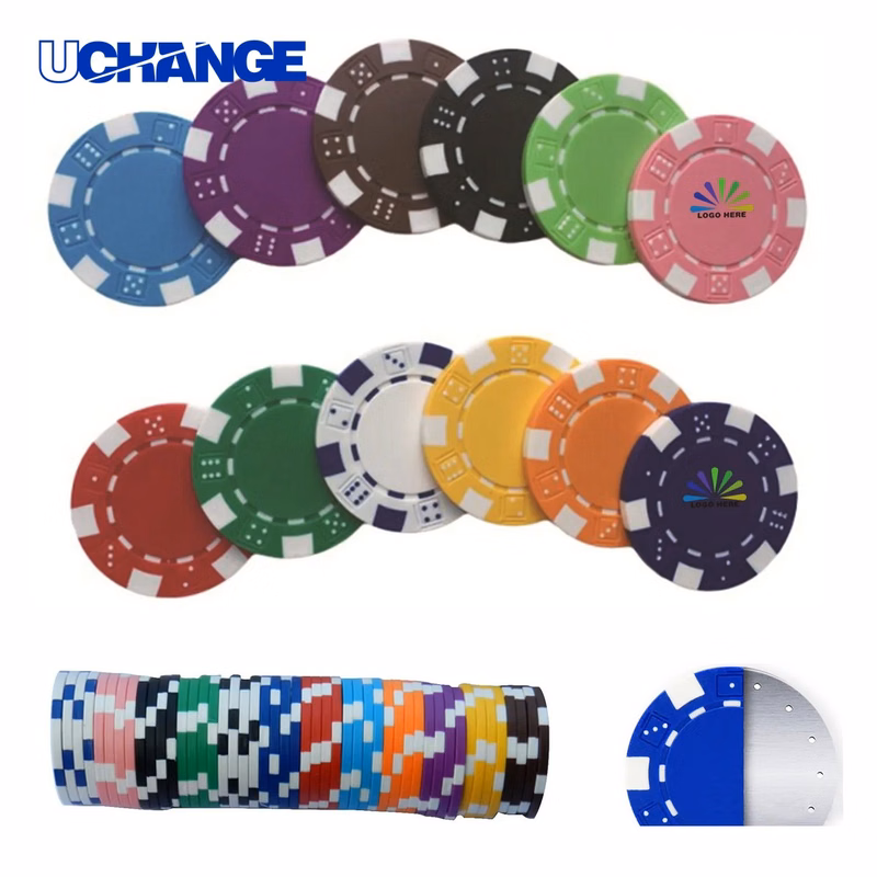 Multicolor ABS Poker Chips for Games