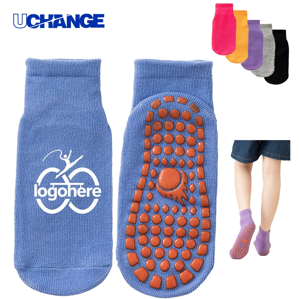 Anti-Skid Cotton Blend Socks 1