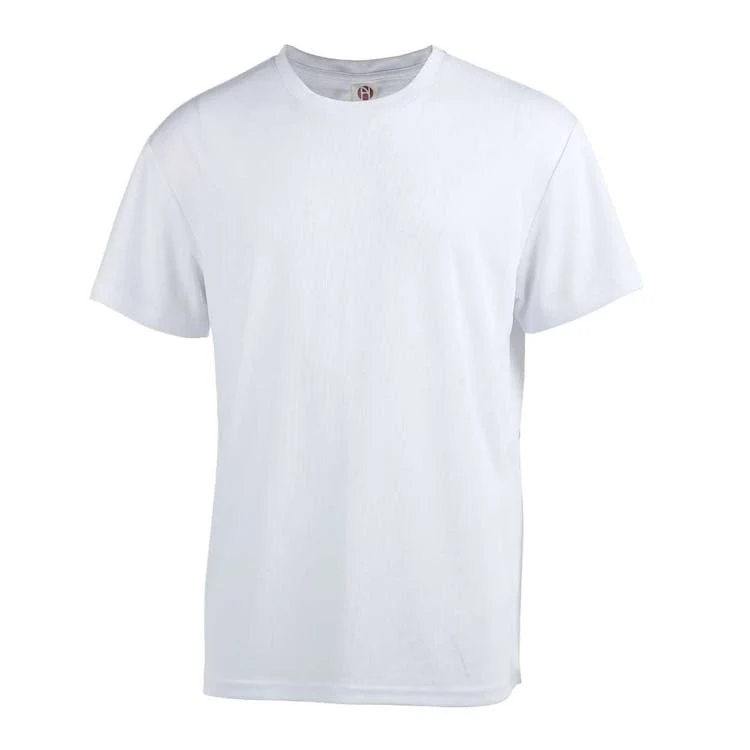 Micro Mesh Active Short Sleeve T-Shirts - White XL 1