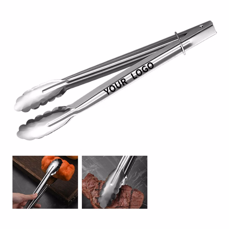 Durable Stainless Steel BBQ Tongs with Lock