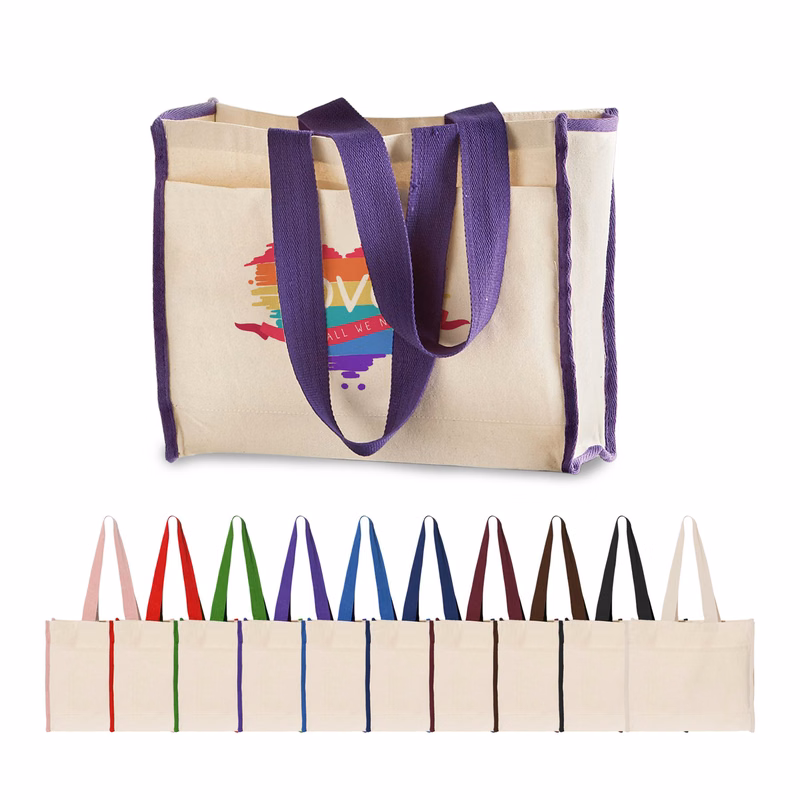 100% Heavy Duty 12 oz. Cotton Canvas Tote Bag