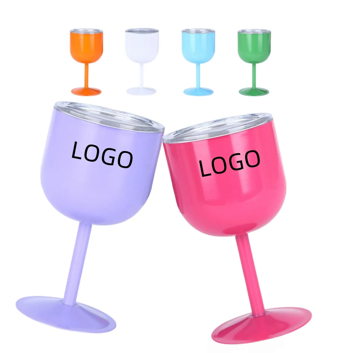 4oz Mini Wine Glass Stainless Steel Champagne Goblet 1