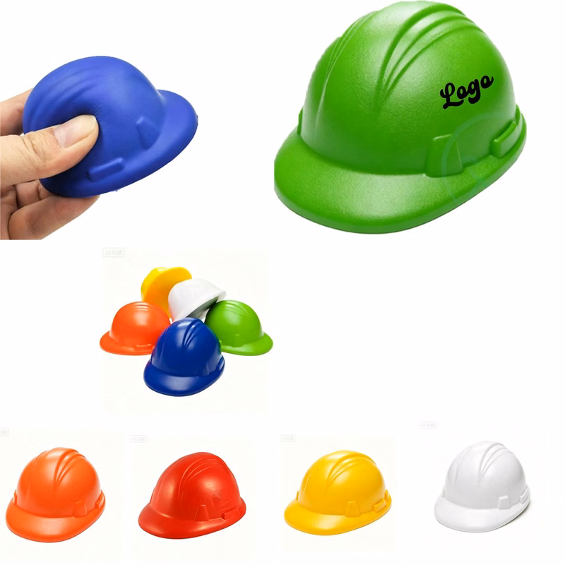 Solid PU Foam Squeeze Helmet for Stress Relief