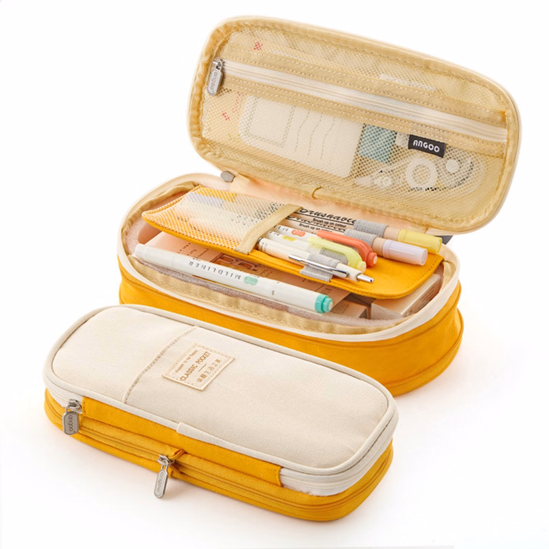 Candy Color Large Capacity Pencil Case