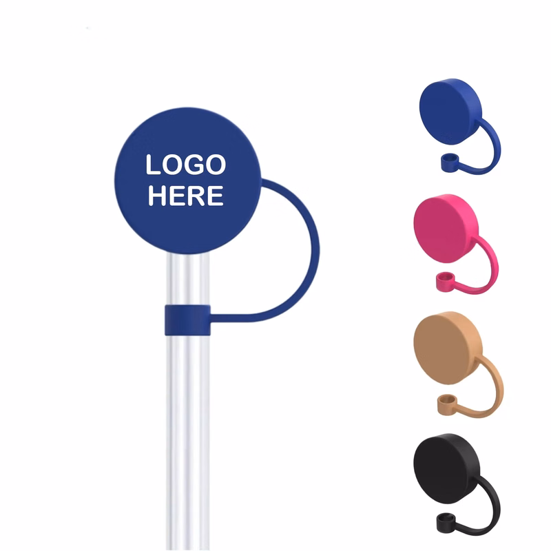 Round Silicone Dustproof Straw Cap
