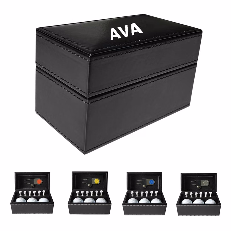 PU Leather Golf Gift Box
