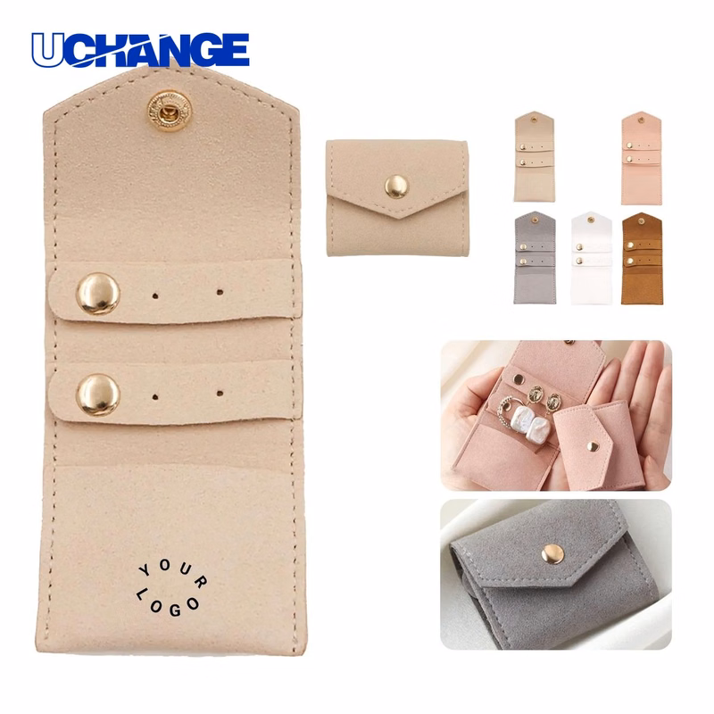 Soft Microfiber Jewelry Pouch for Daily Storage