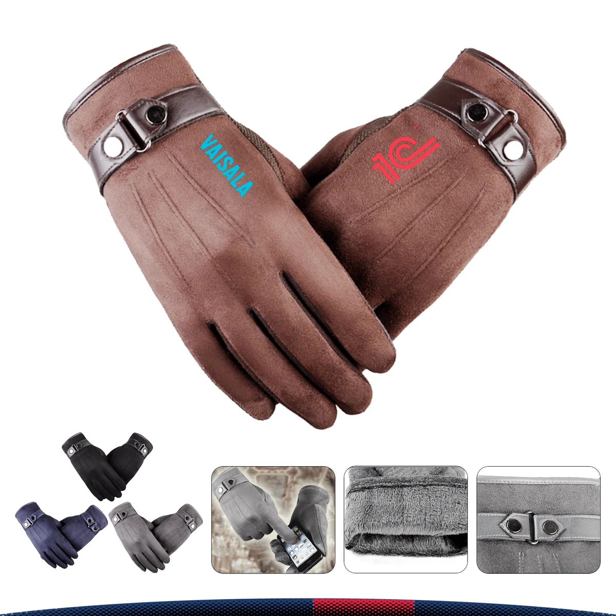 Suede Touch Screen Gloves 1