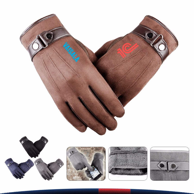 Suede Touch Screen Gloves